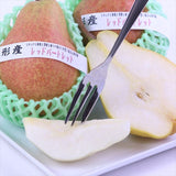 山形産レッドバートレット【秀品】6玉化粧箱入