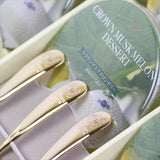 【クラウンマスクメロンデザート】 クラウンメロンゼリー8個セット(ゴールドスプーン付)