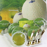 【クラウンマスクメロンデザート】 クラウンメロンゼリー8個セット(ゴールドスプーン付)