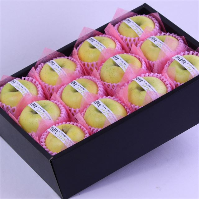 長野産シナノゴールド【特秀品】12玉化粧箱入