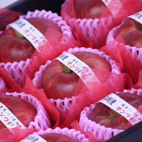 岩手江刺産サンつがる　糖度13.5度以上【秀品】12玉化粧箱入