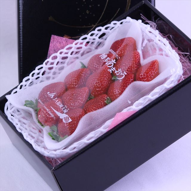 福岡産あまおう【秀品】DX(デラックス)　1パック化粧箱入
