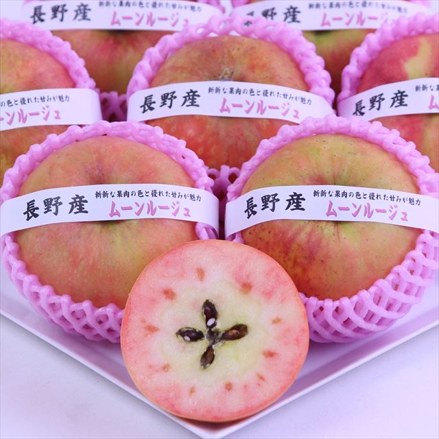 長野産ムーンルージュ【秀品】9玉化粧箱入