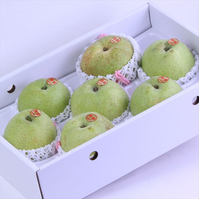 徳島産香梨(かおり)【赤秀品】6～8玉産地箱入