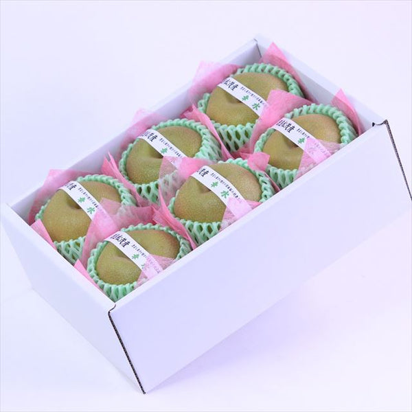 徳島松茂産幸水梨【赤秀品】6玉化粧箱入