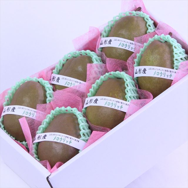 山形産メロウリッチ【秀品】6玉化粧箱入