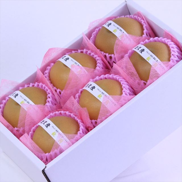 金沢産秋月梨【秀品】6玉化粧箱入