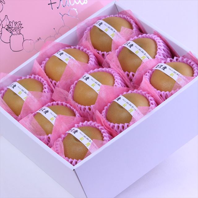 金沢産秋月梨【秀品】9玉化粧箱入