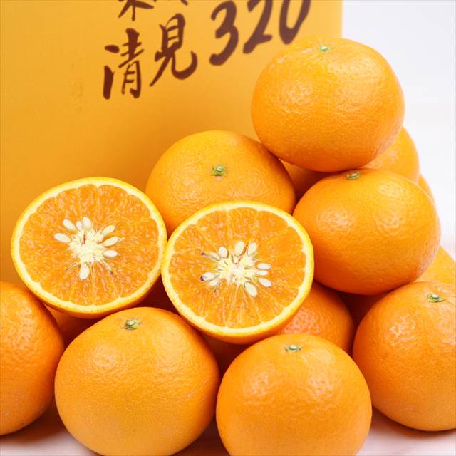 和歌山産木成り完熟 清見オレンジ320　5㎏化粧箱入
