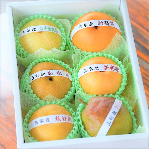 秋の味覚　旬の梨食べ比べセット